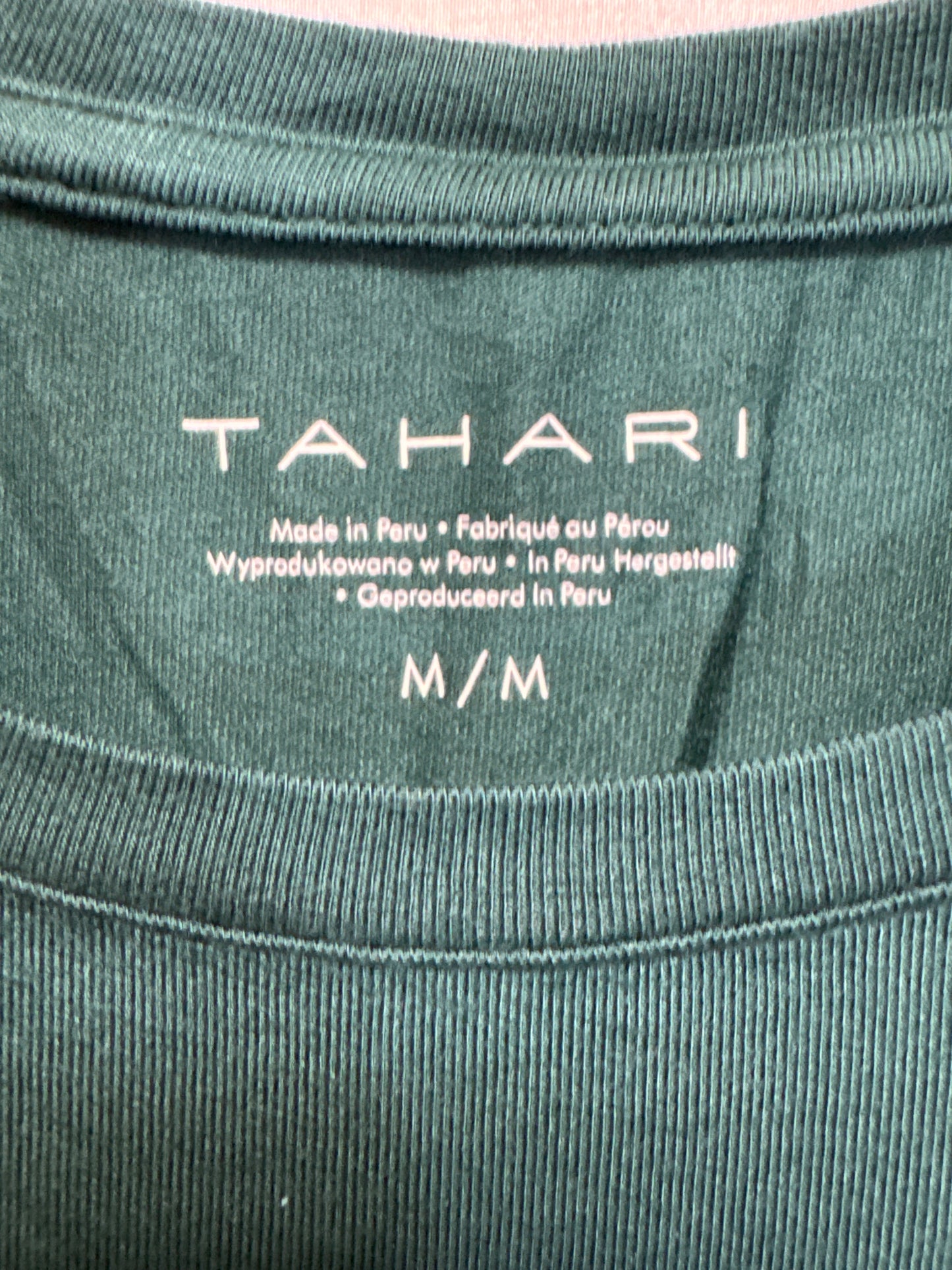 Top Long Sleeve By Tahari By Arthur Levine In Green, Size: M