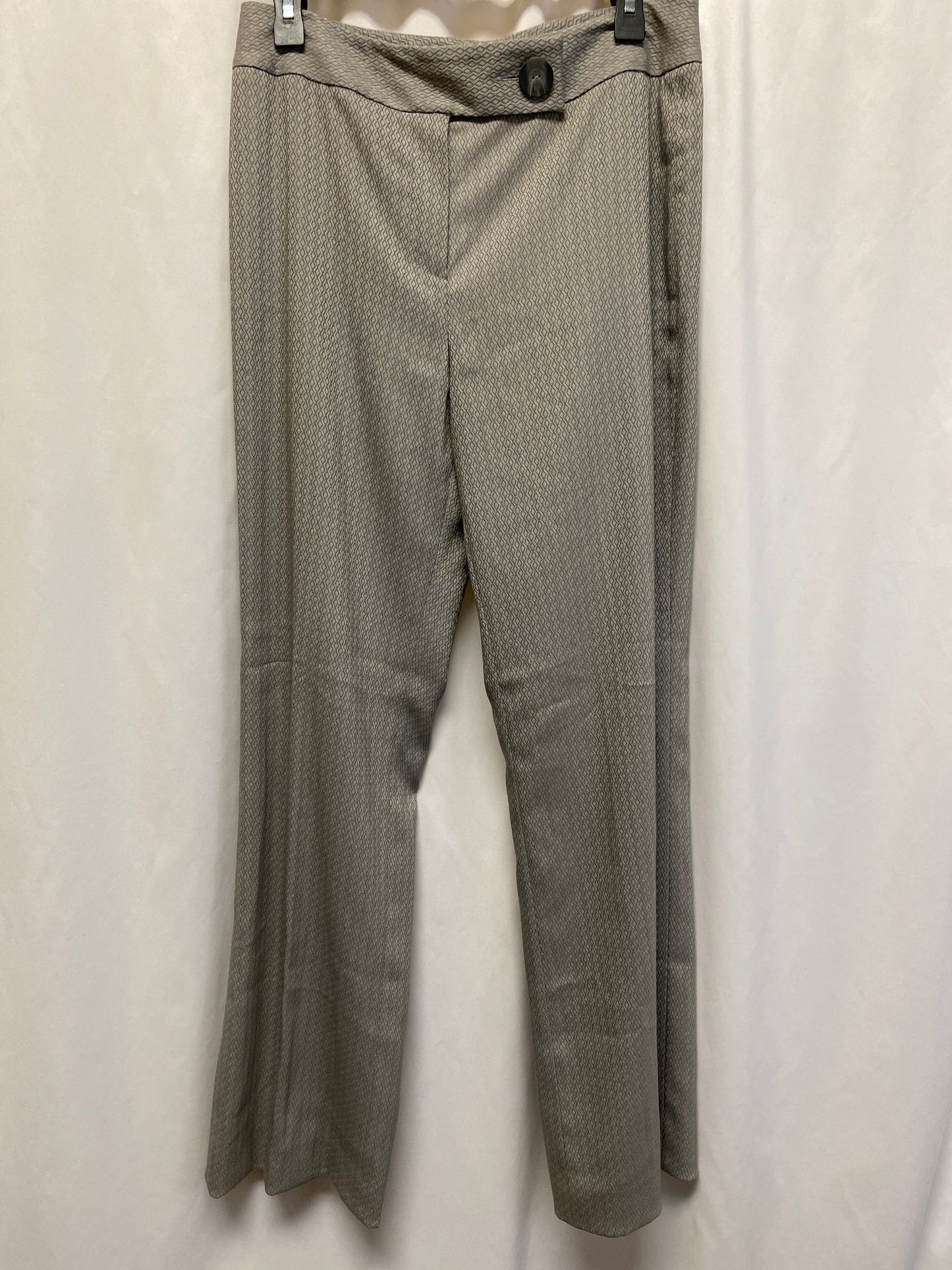 Pants Suit 2pc By Tahari By Arthur Levine In Grey, Size: 8