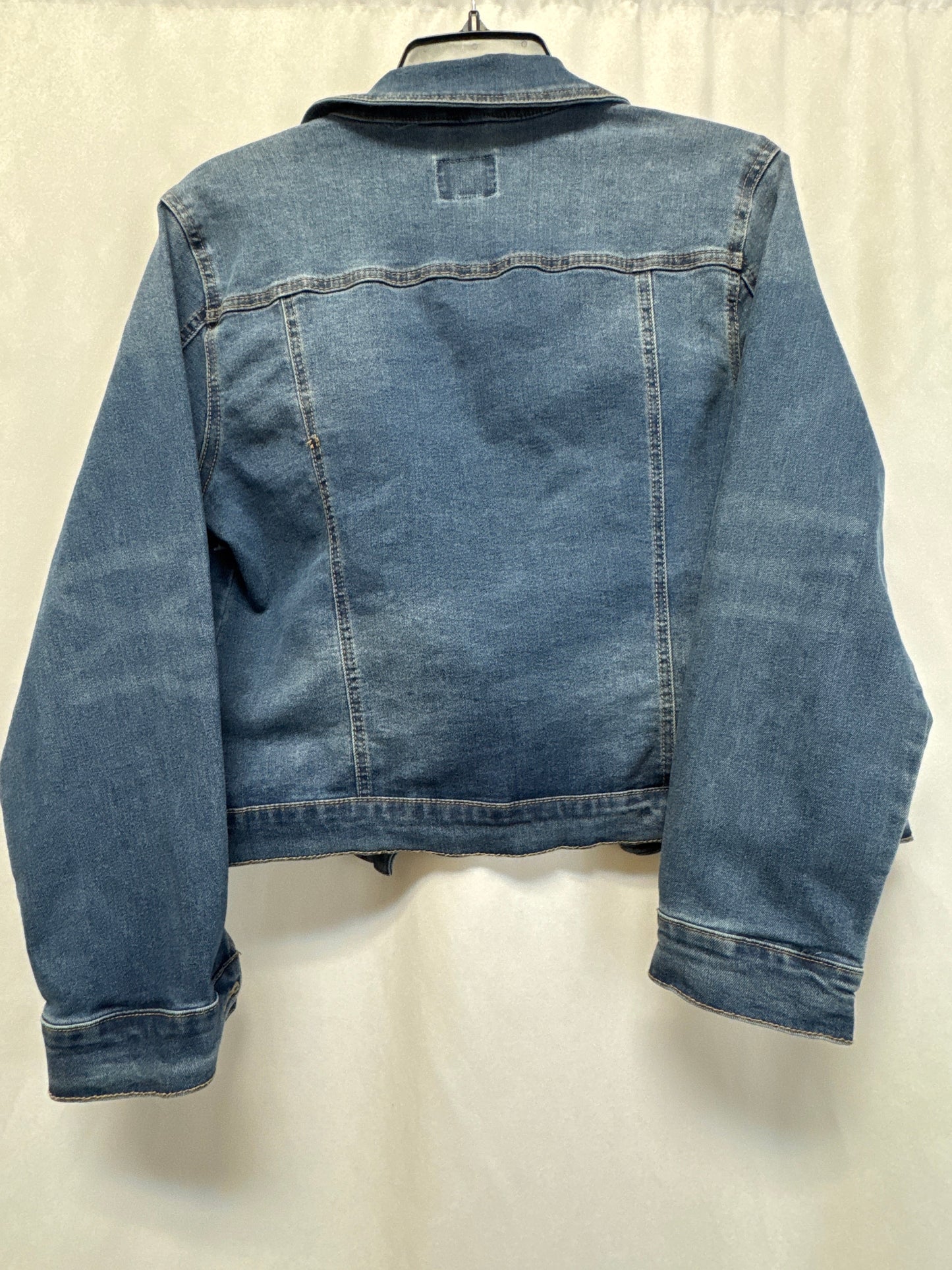 Jacket Denim By Curve Appeal In Blue, Size: M