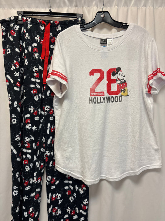 Pajamas 2pc By Disney Store In White, Size: Xl