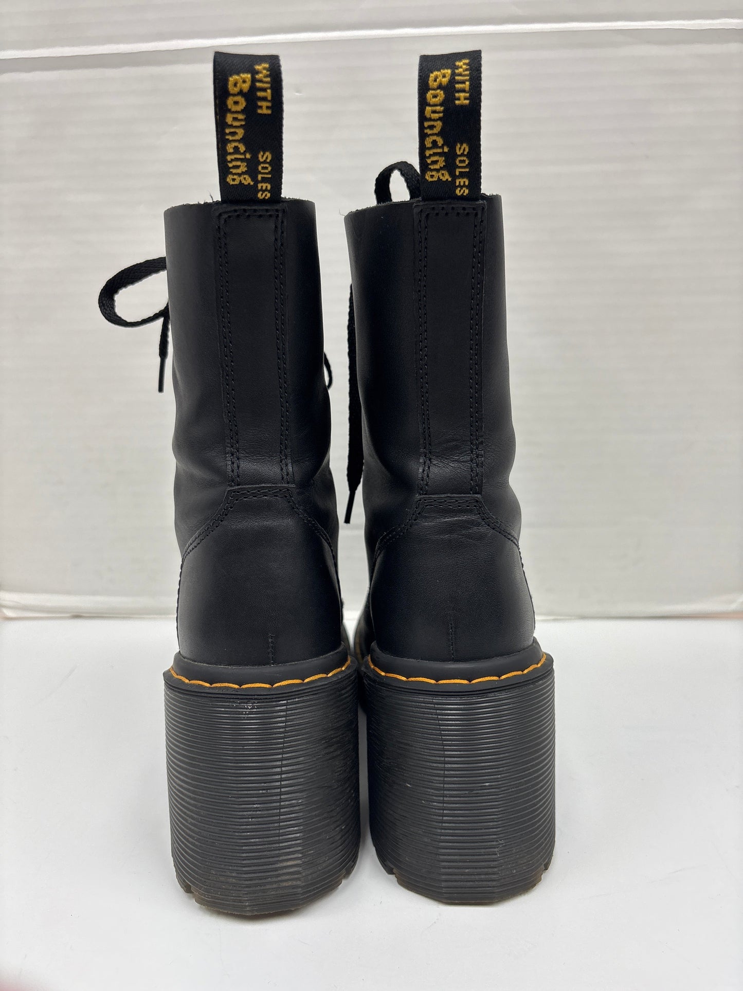 Boots Ankle Heels By Dr Martens In Black, Size: 7