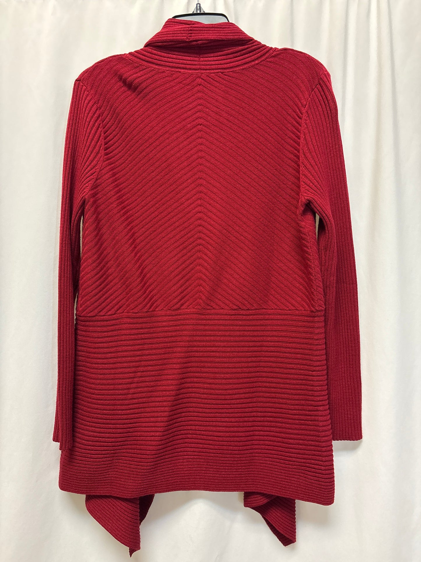 Sweater Cardigan By White House Black Market In Red, Size: M