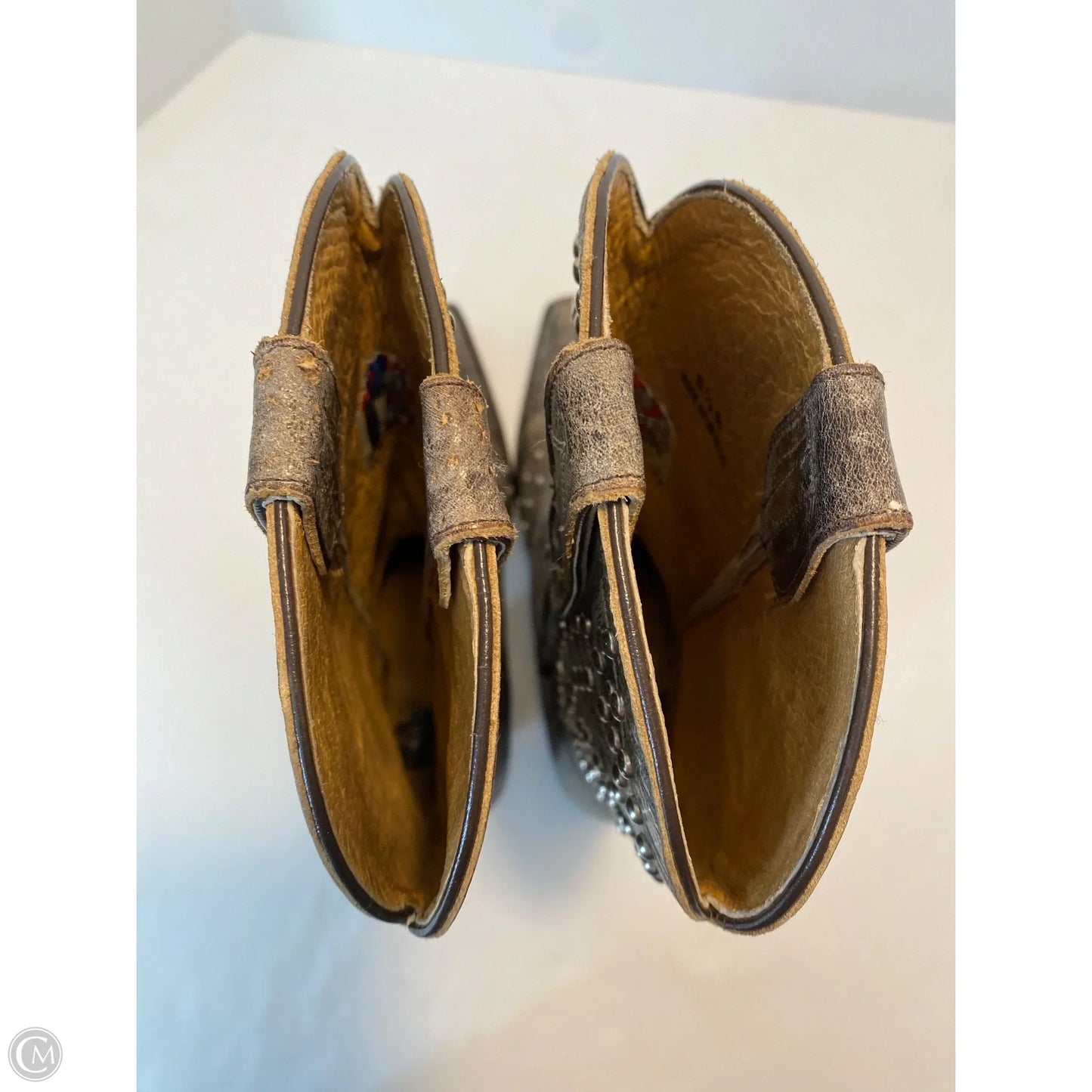 Boots Western By Clothes Mentor In Taupe, Size: 6.5