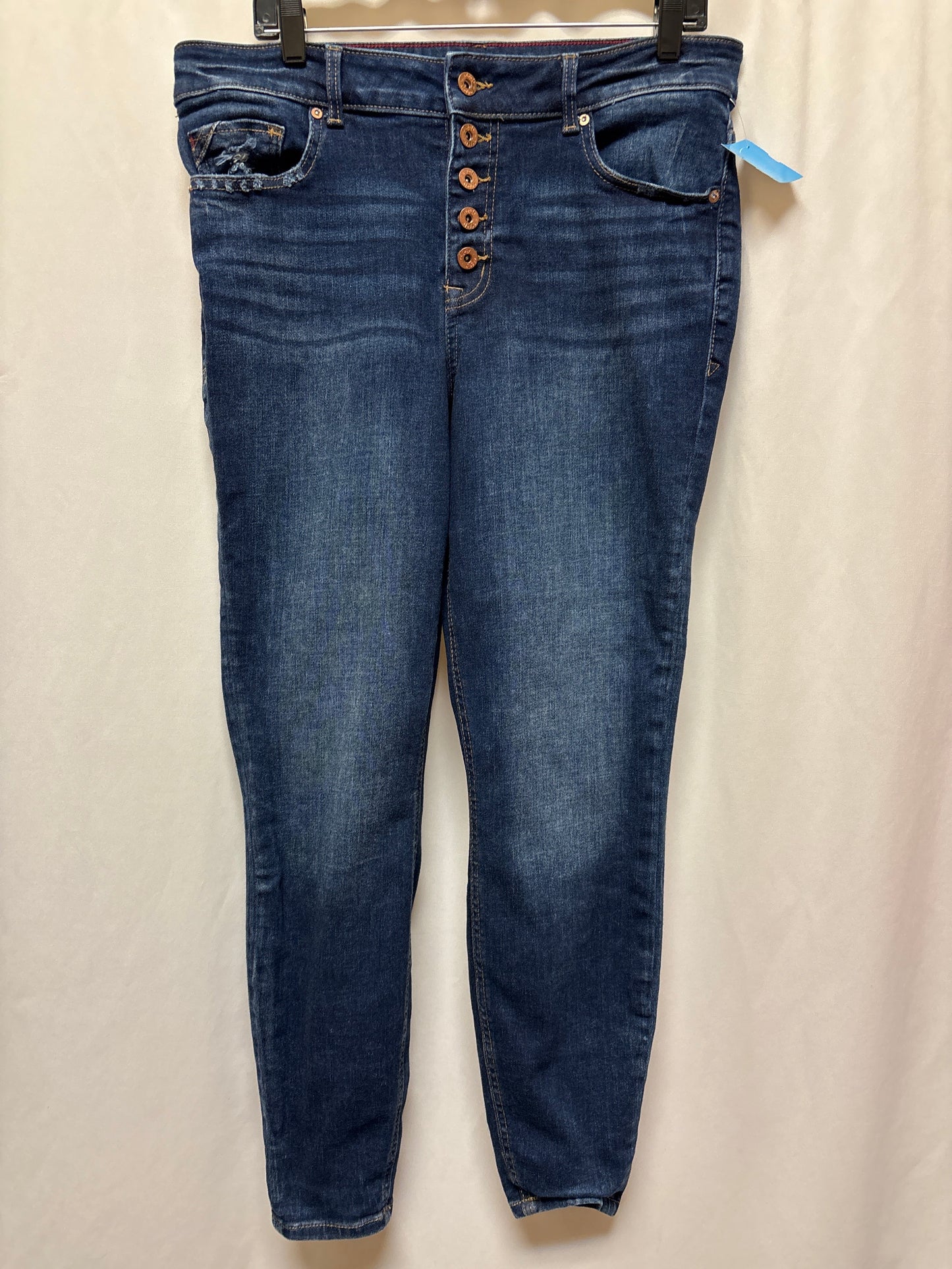 Jeans Straight By Clothes Mentor In Blue, Size: 14