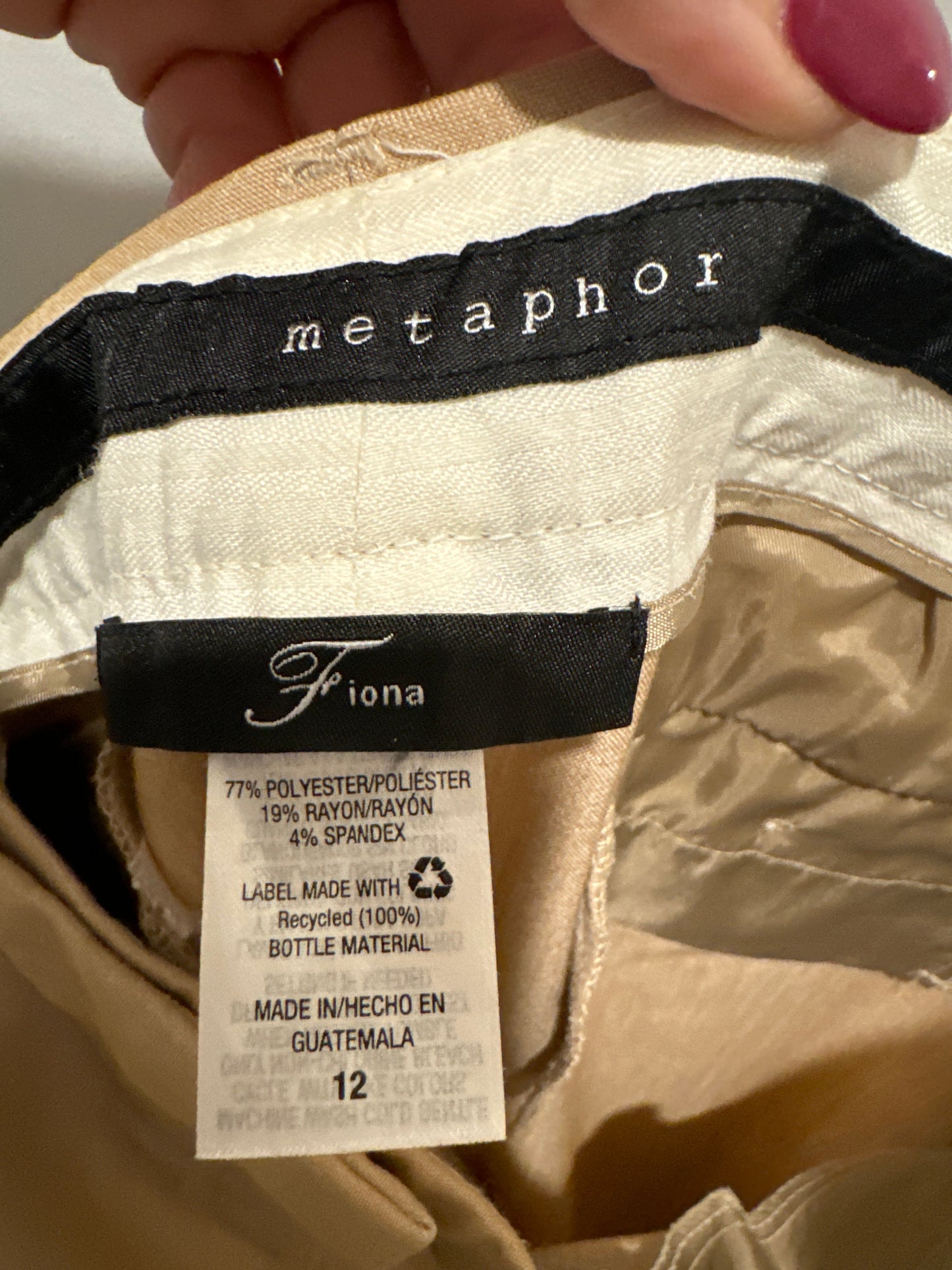 Pants Dress By Metaphor In Tan, Size: 12