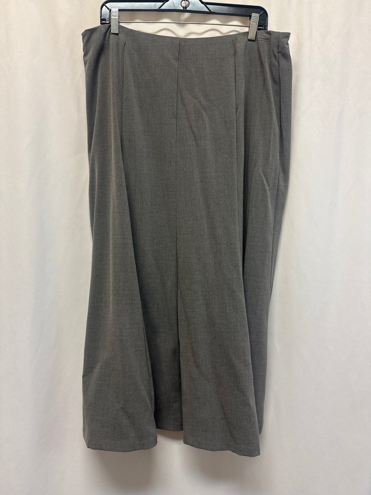 Skirt Maxi By East 5th In Grey, Size: 18