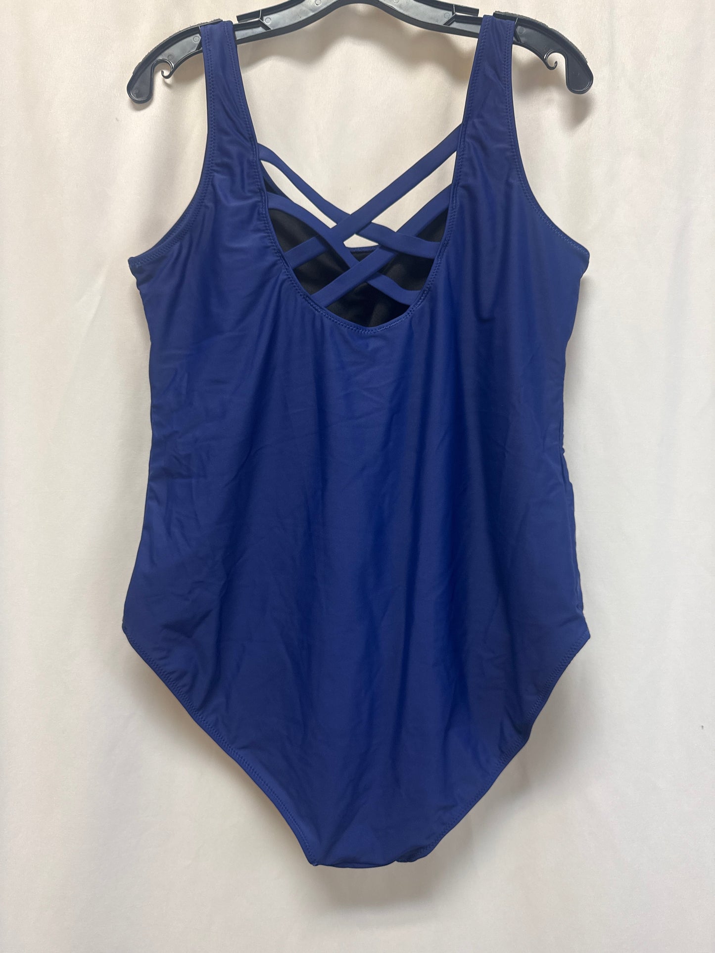 Swimsuit By Clothes Mentor In Blue, Size: 2x