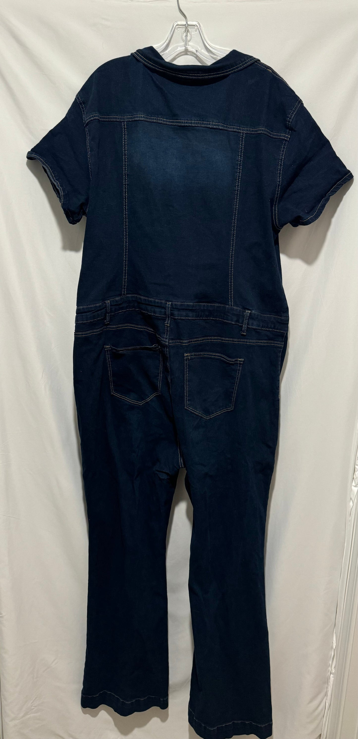 Jumpsuit By Fashion Nova In Blue, Size: 3x