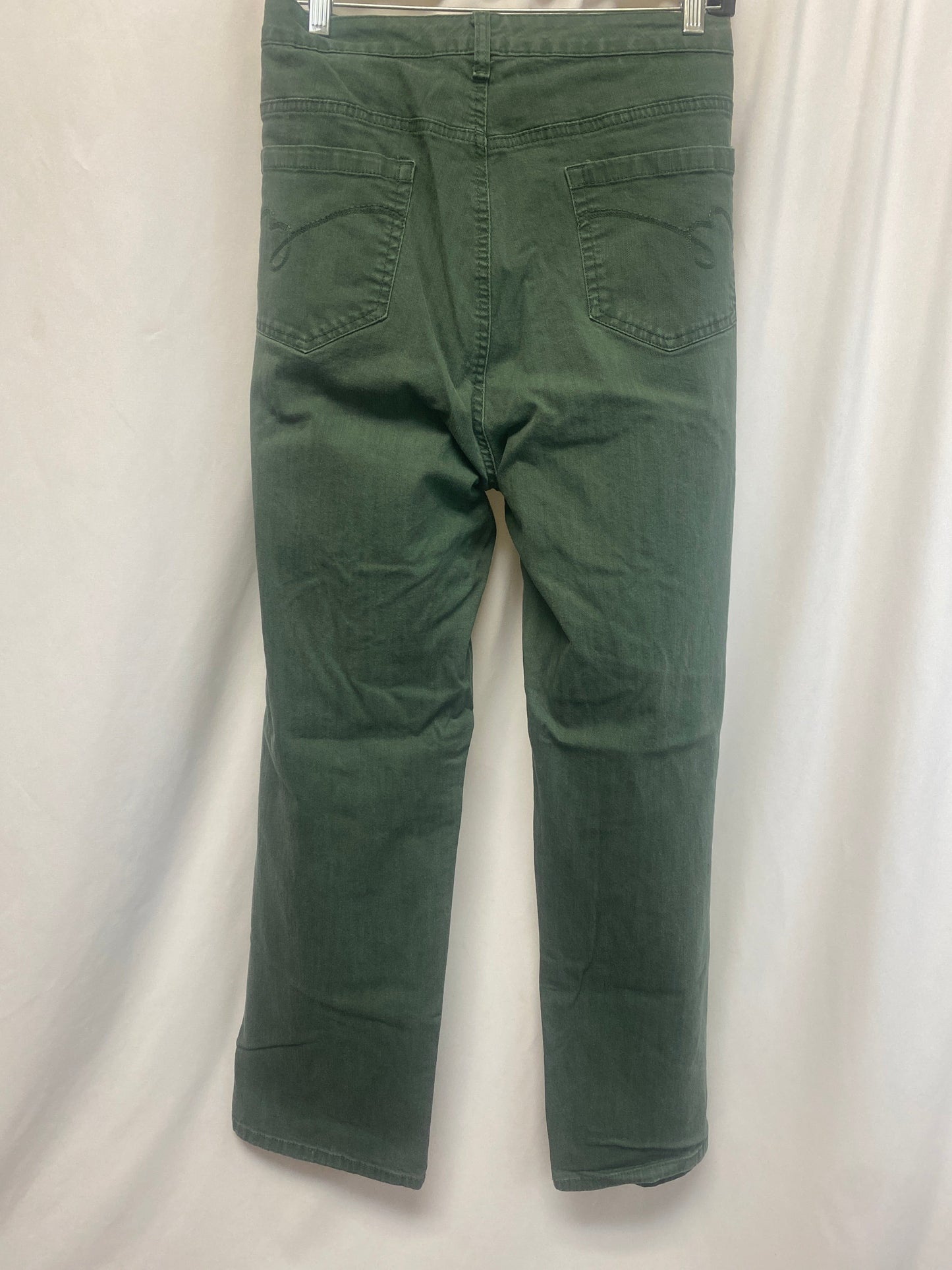 Jeans Straight By Bandolino In Green, Size: 22