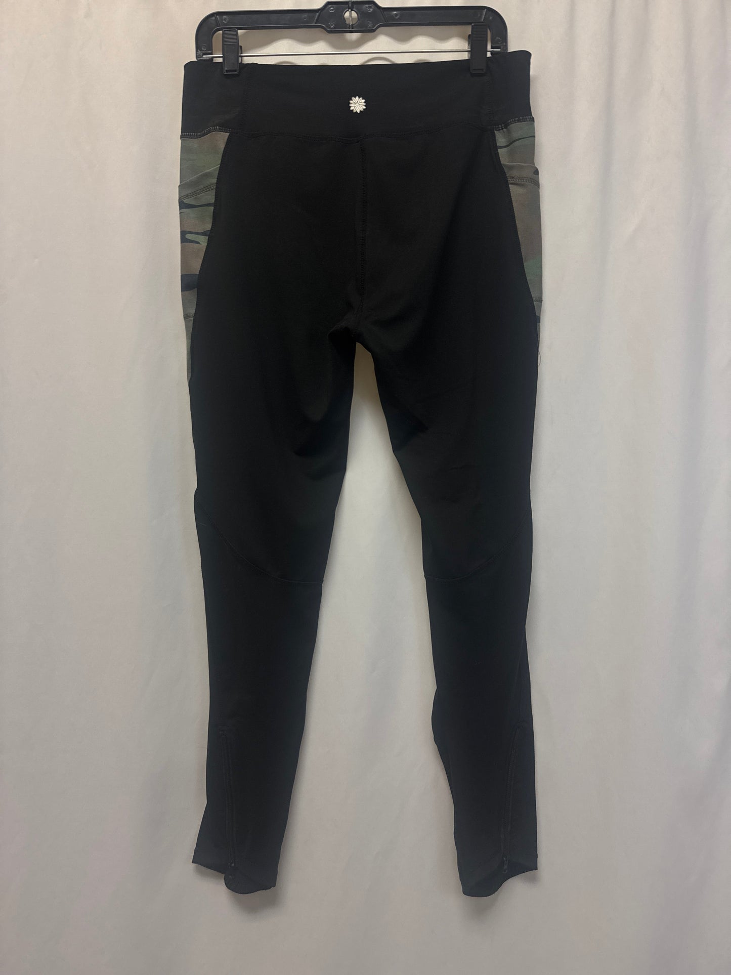 Athletic Leggings By Clothes Mentor In Black, Size: L