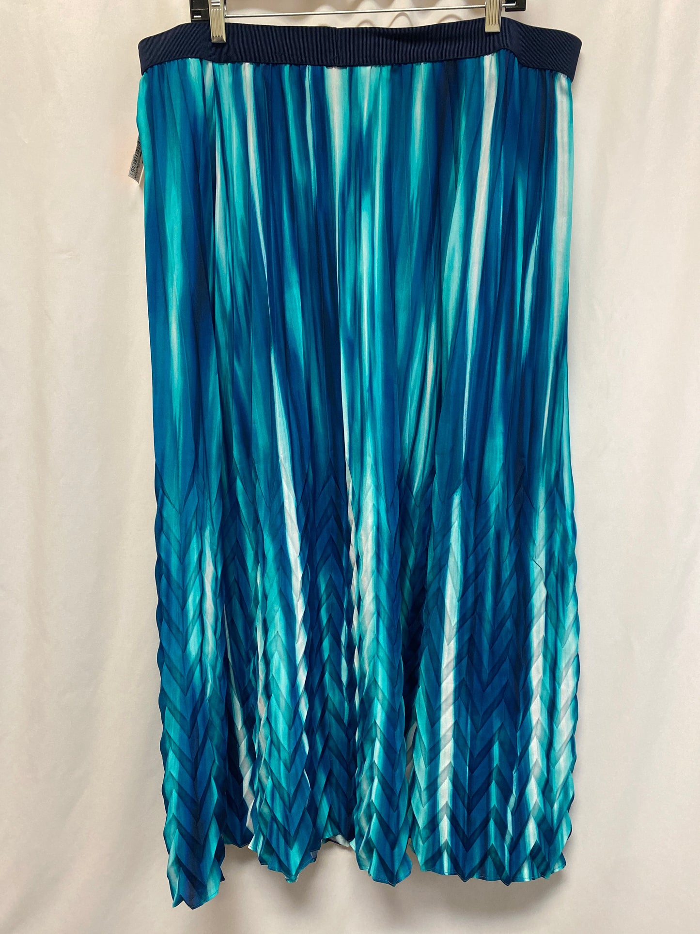 Skirt Maxi By Peter Nygard In Blue, Size: Xl