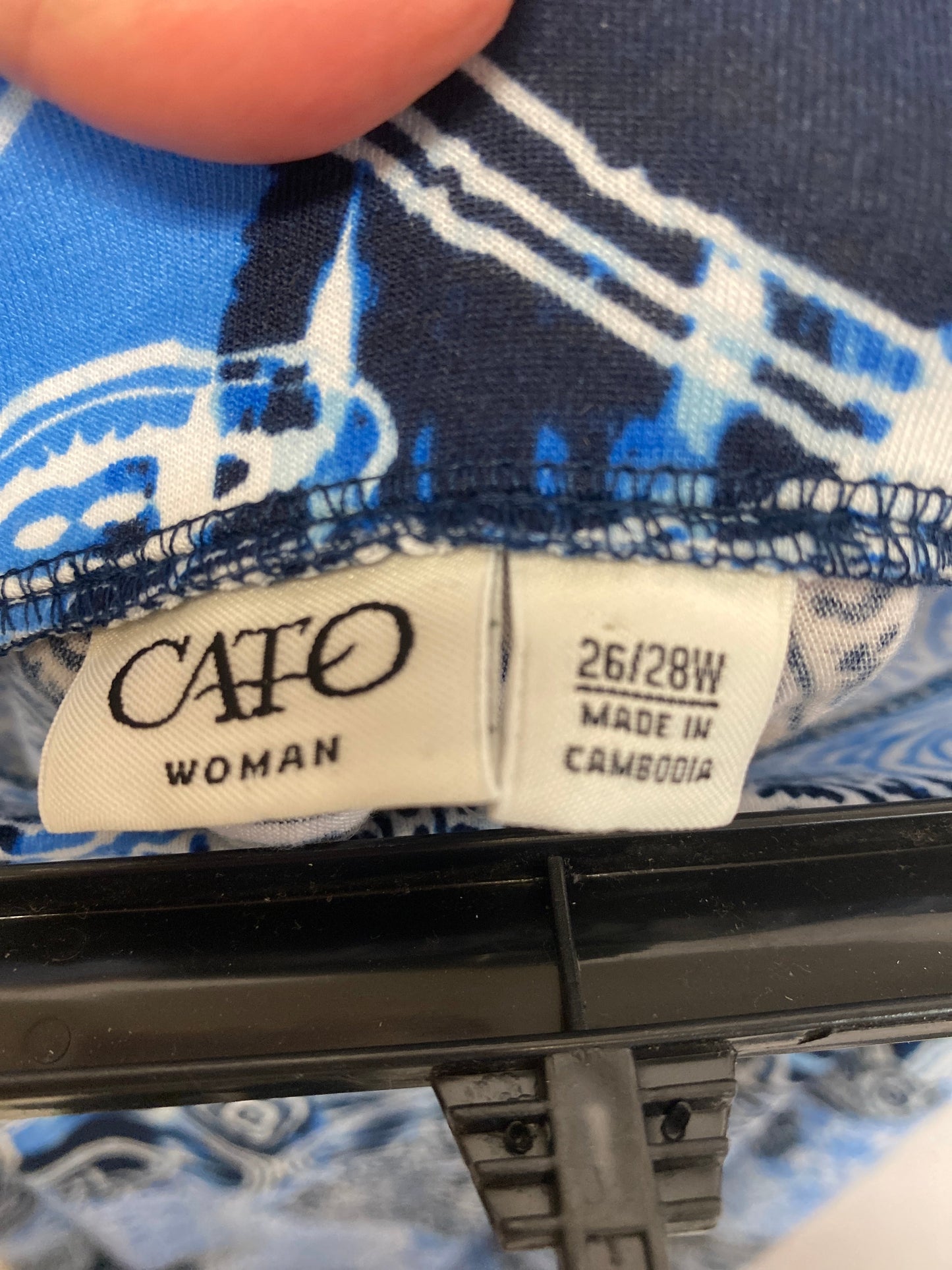 Skirt Maxi By Cato In Blue, Size: 26