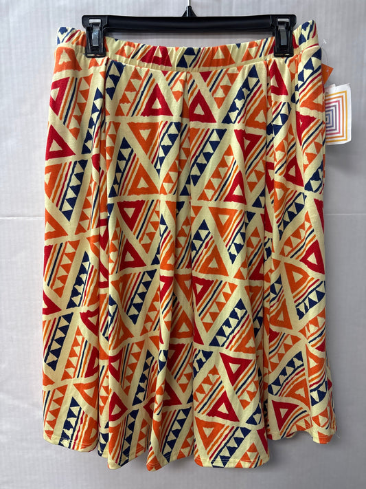 Skirt Midi By Lularoe In Yellow, Size: 16