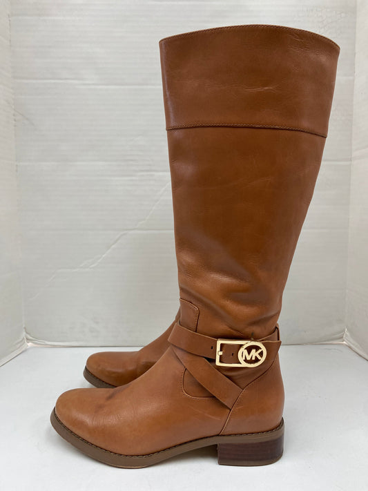 Boots Designer By Michael Kors In Brown, Size: 6.5