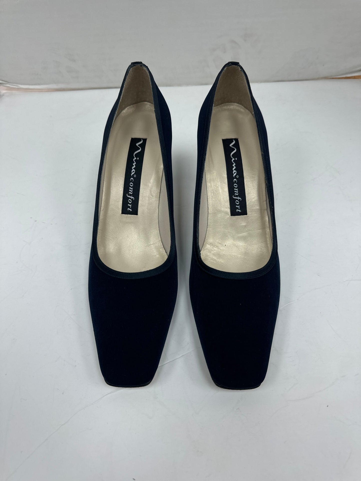 Shoes Heels Block By Nina In Navy, Size: 8.5