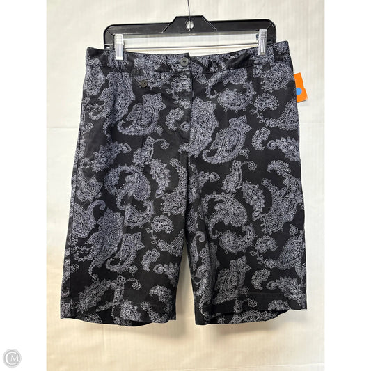 Shorts By Sag Harbor In Black, Size: 14