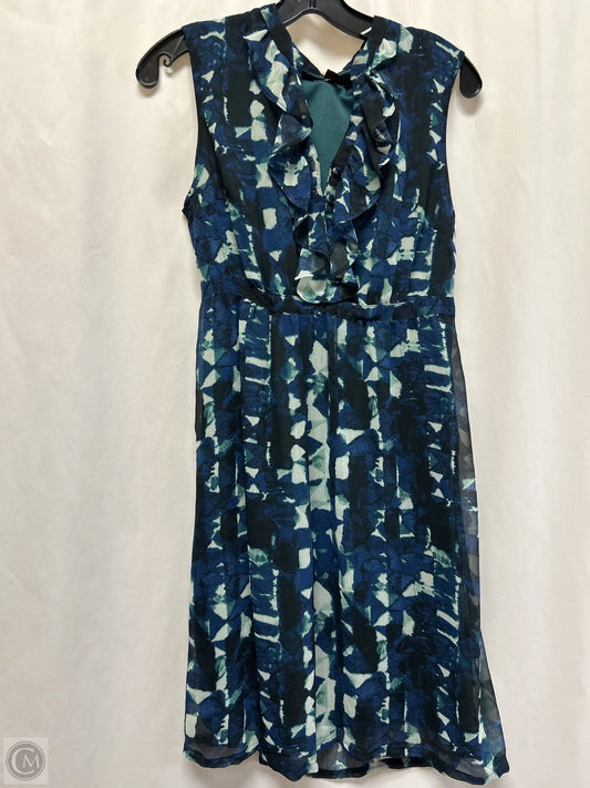 Dress Casual Midi By Merona In Blue, Size: S