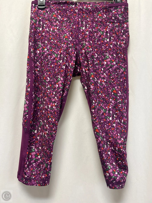 Athletic Capris By Lululemon In Purple, Size: 6