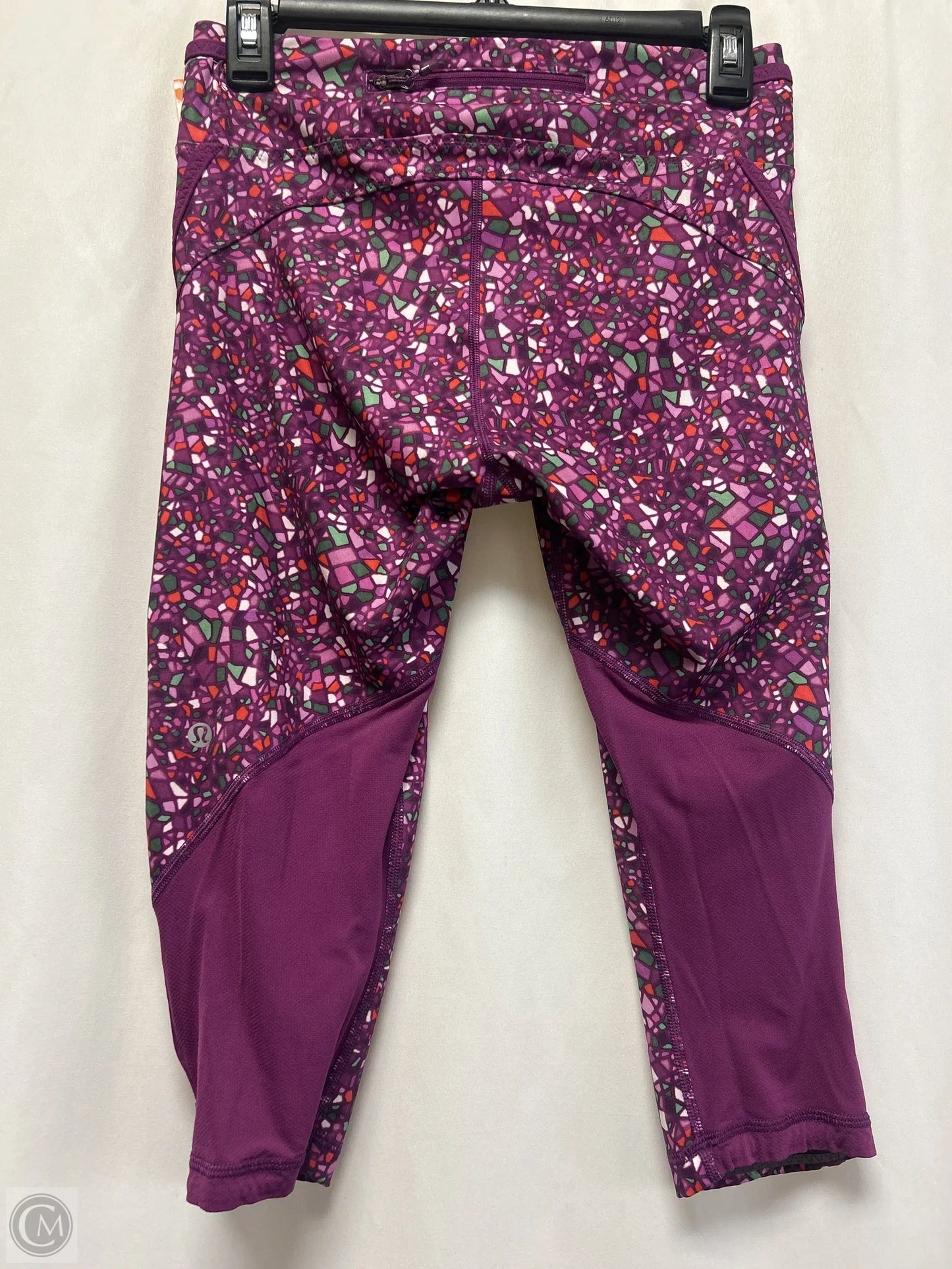 Athletic Capris By Lululemon In Purple, Size: 6