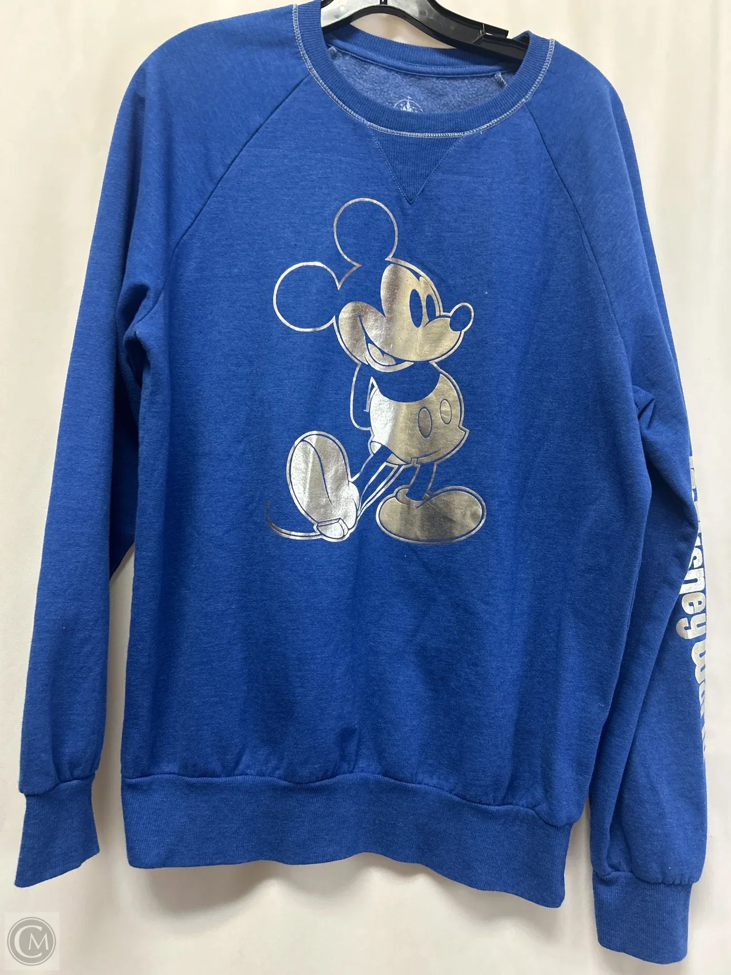 Sweatshirt Crewneck By Disney Store In Blue, Size: M