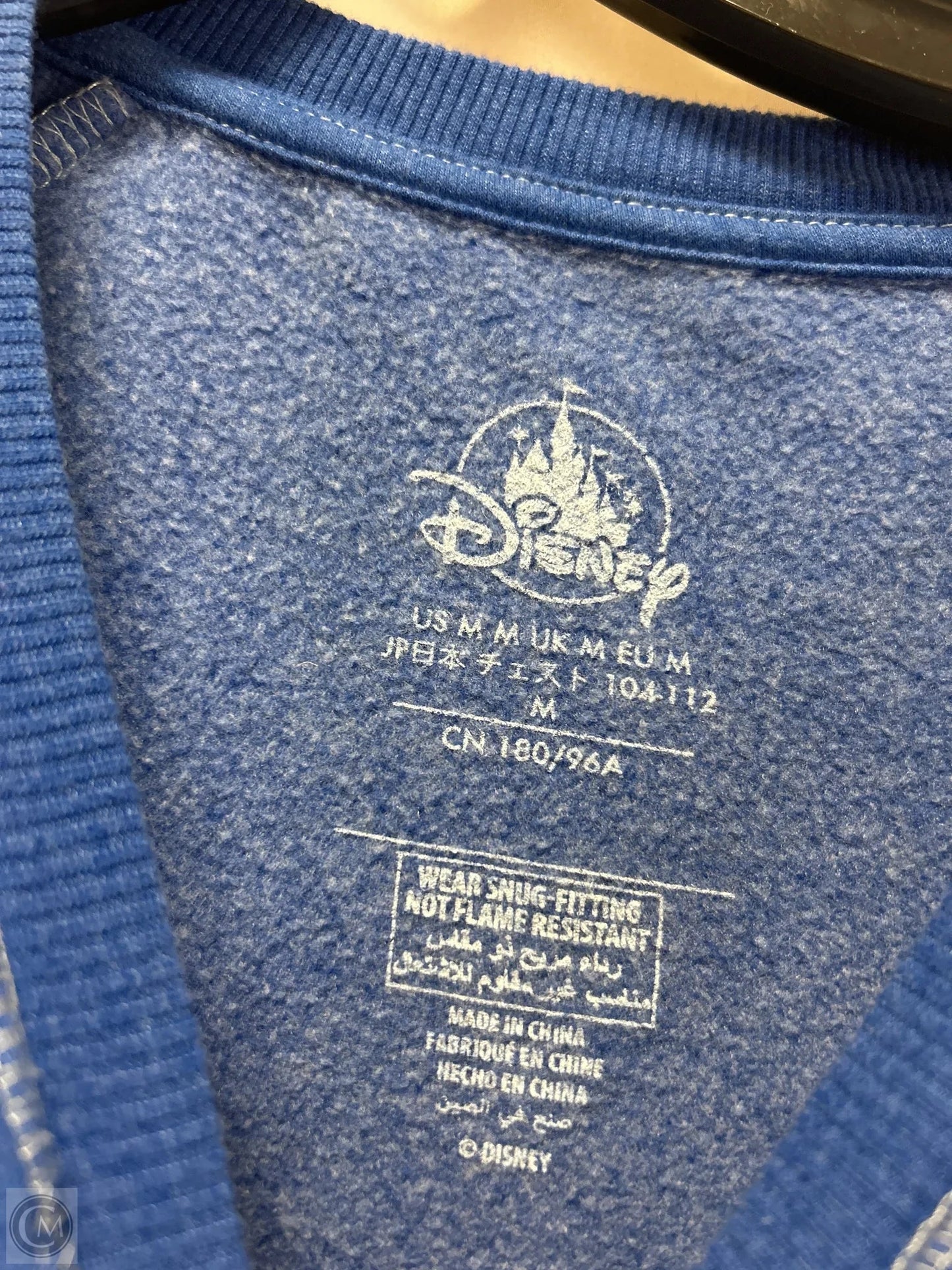 Sweatshirt Crewneck By Disney Store In Blue, Size: M