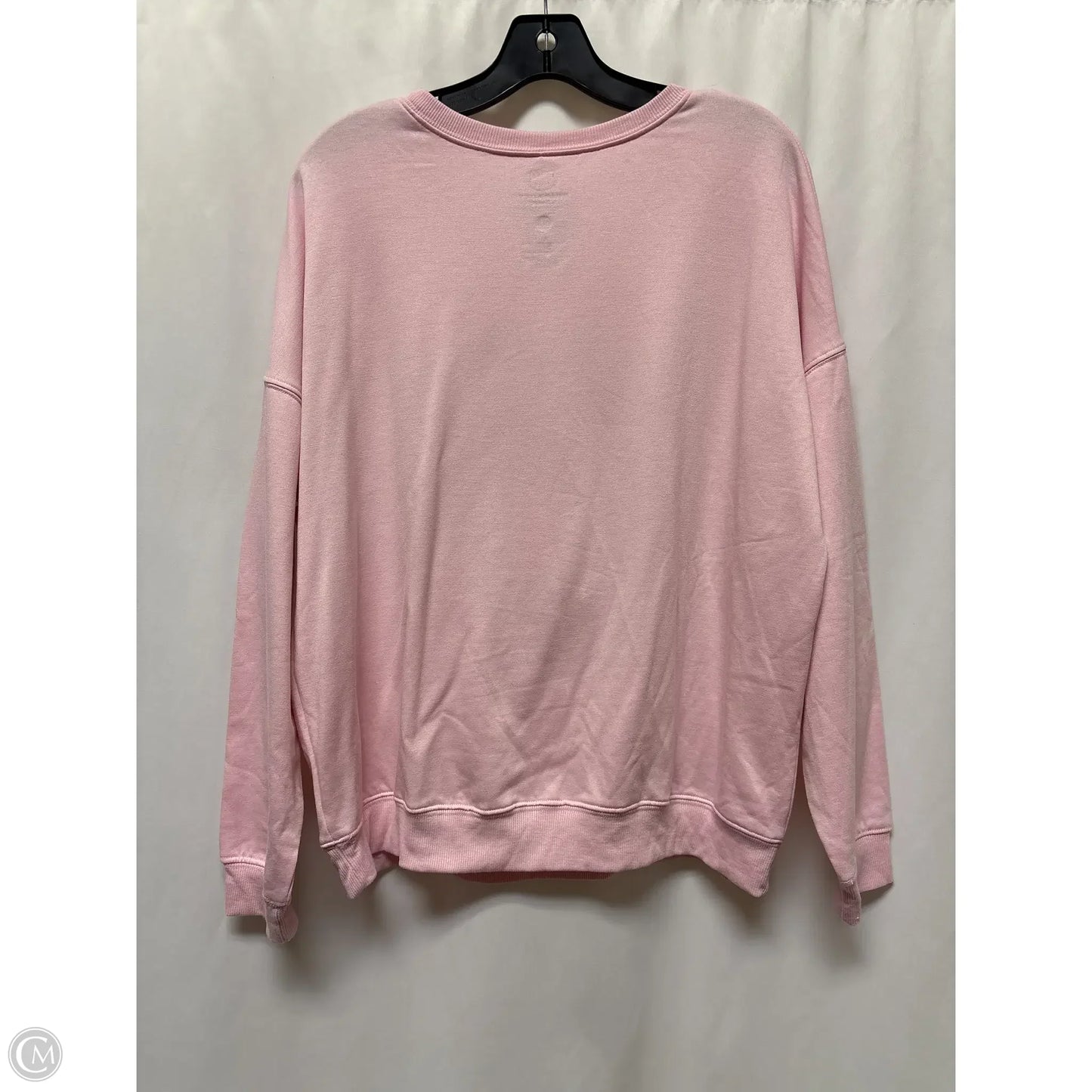 Sweatshirt Crewneck By Sans Souci In Pink, Size: L