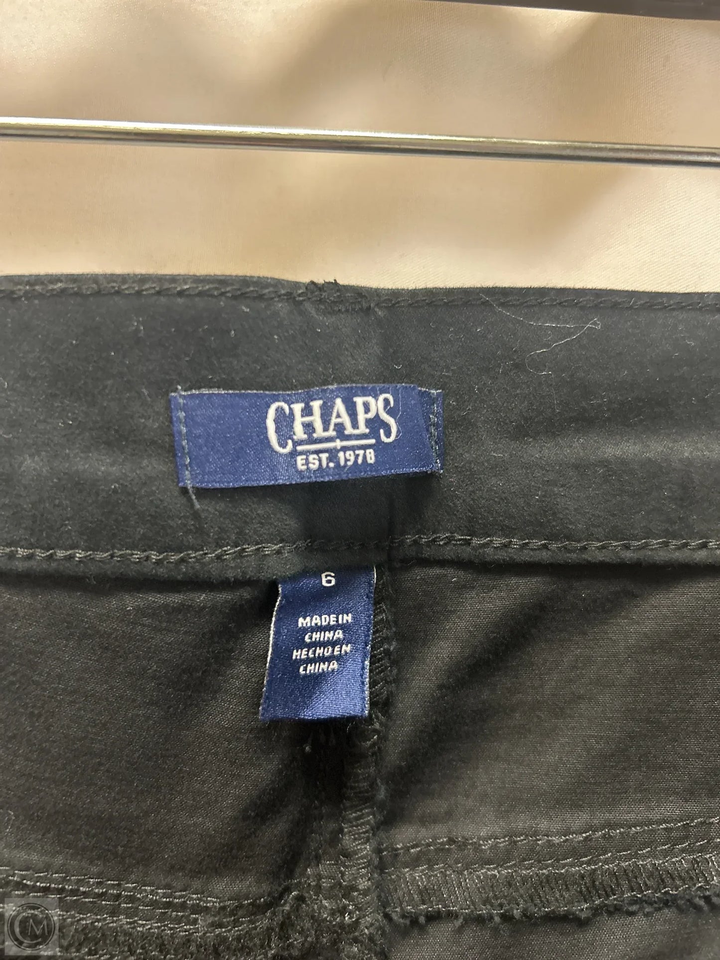 Pants Dress By Chaps In Black, Size: 6