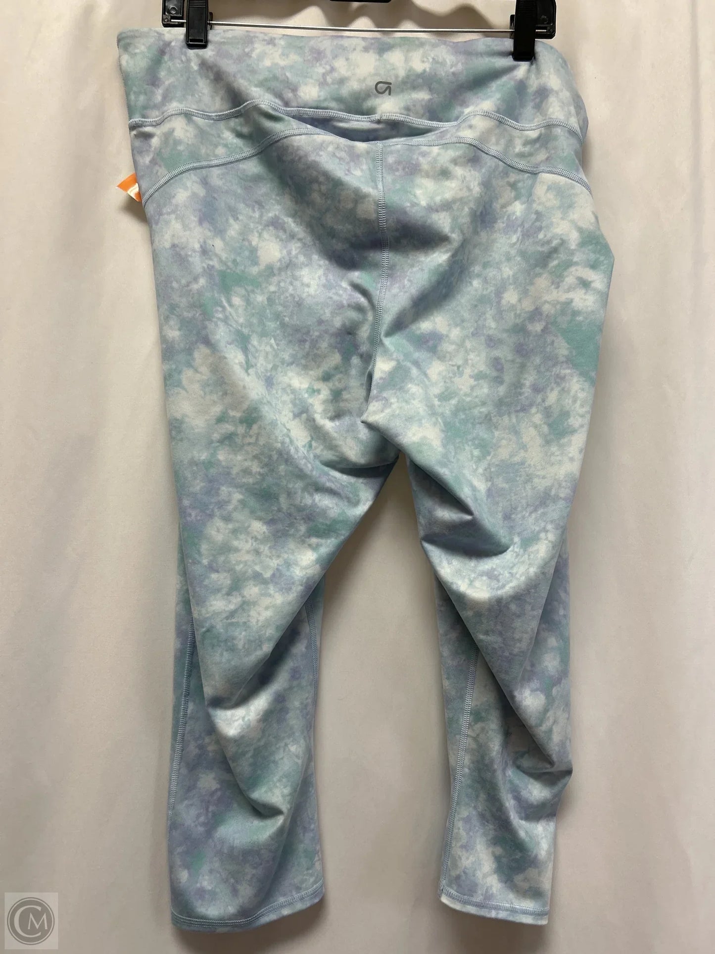 Athletic Capris By Gap In Blue, Size: Xl