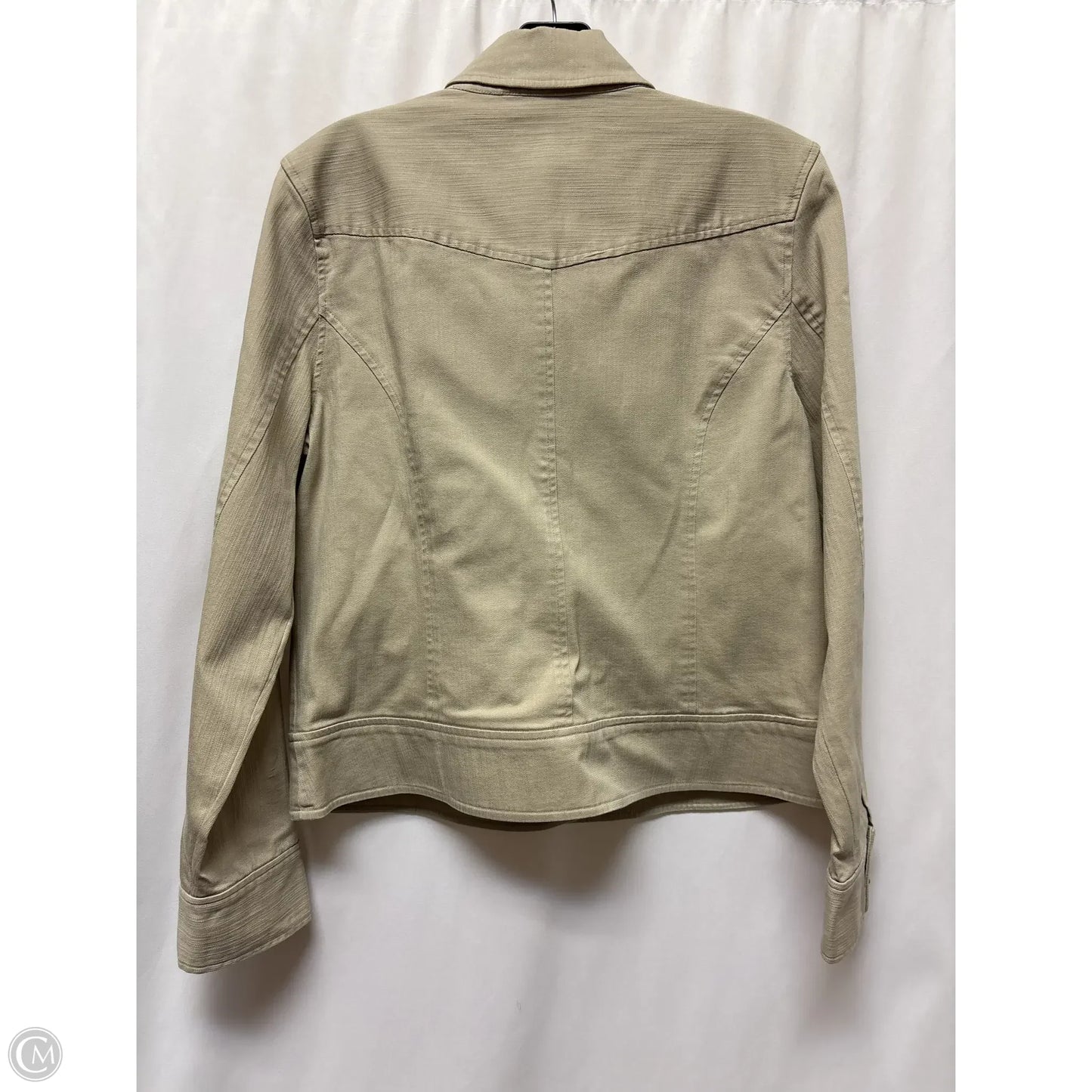 Jacket Denim By Christopher And Banks In Tan, Size: M