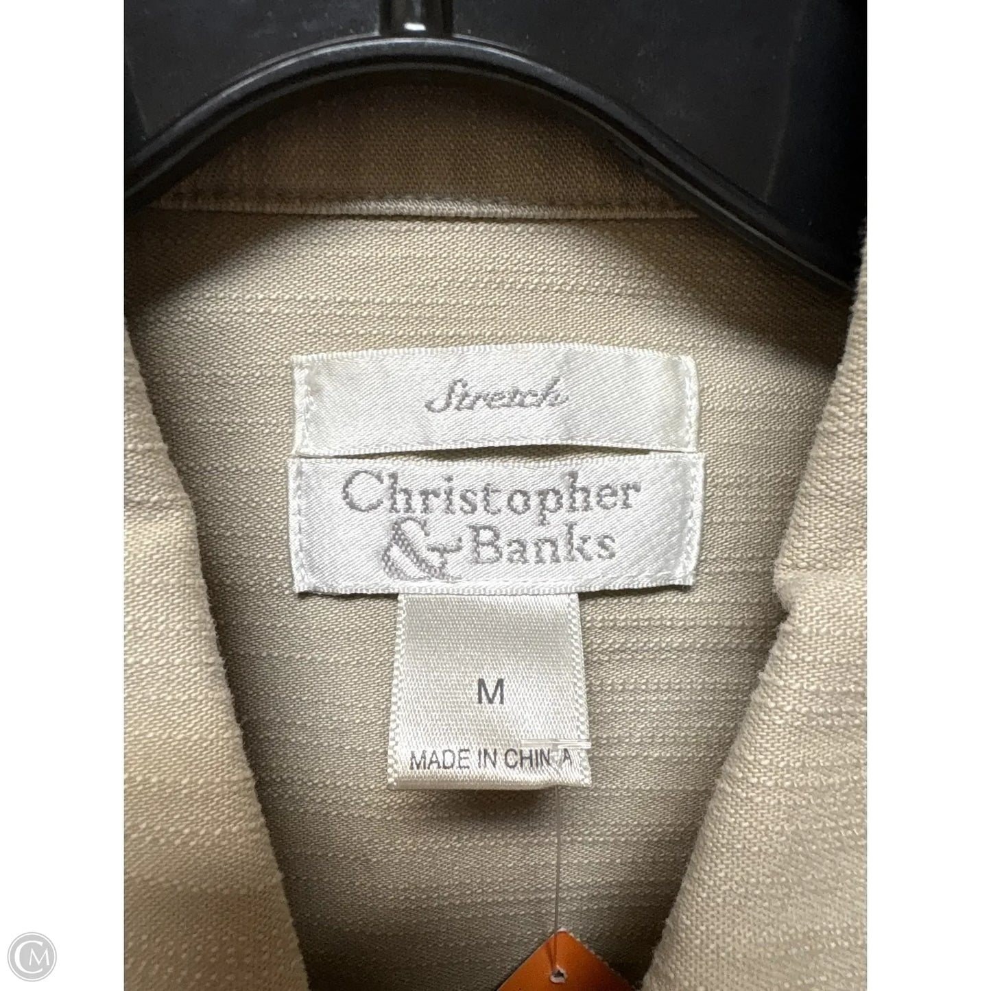 Jacket Denim By Christopher And Banks In Tan, Size: M