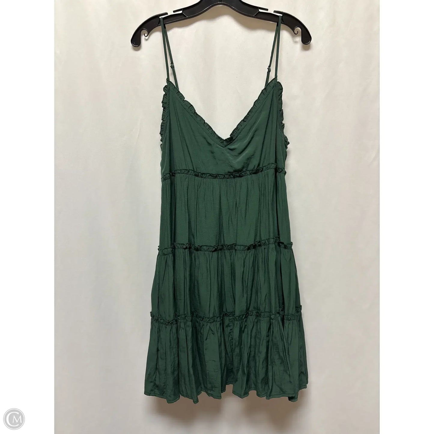 Dress Casual Midi By Clothes Mentor In Green, Size: L