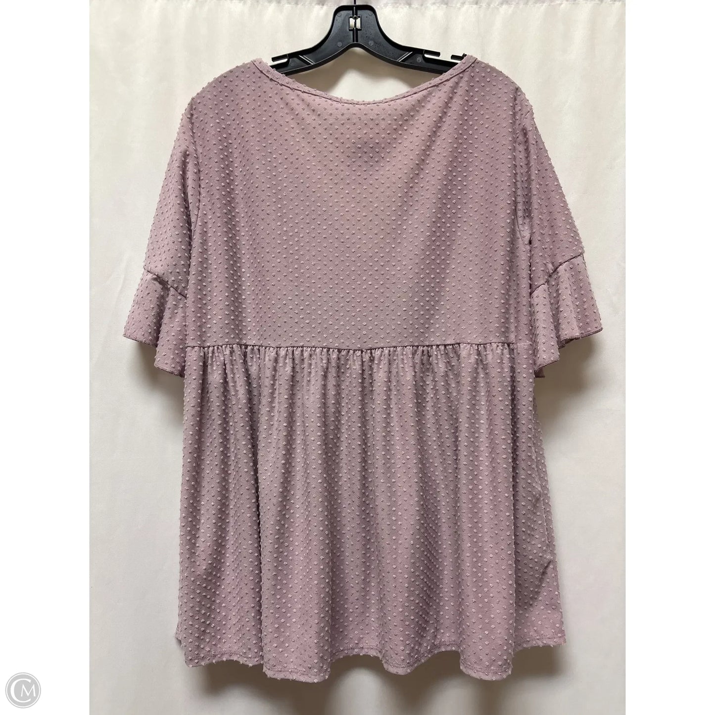 Top Short Sleeve By Clothes Mentor In Purple, Size: L