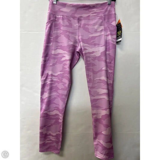 Athletic Capris By Athletic Works In Pink, Size: L