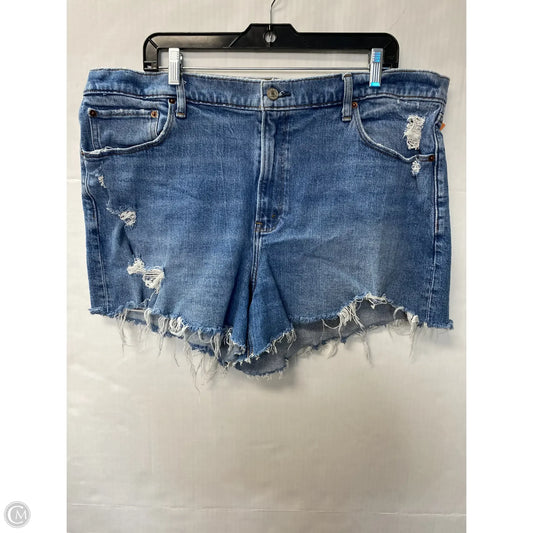 Shorts By Abercrombie And Fitch In Blue Denim, Size: 18