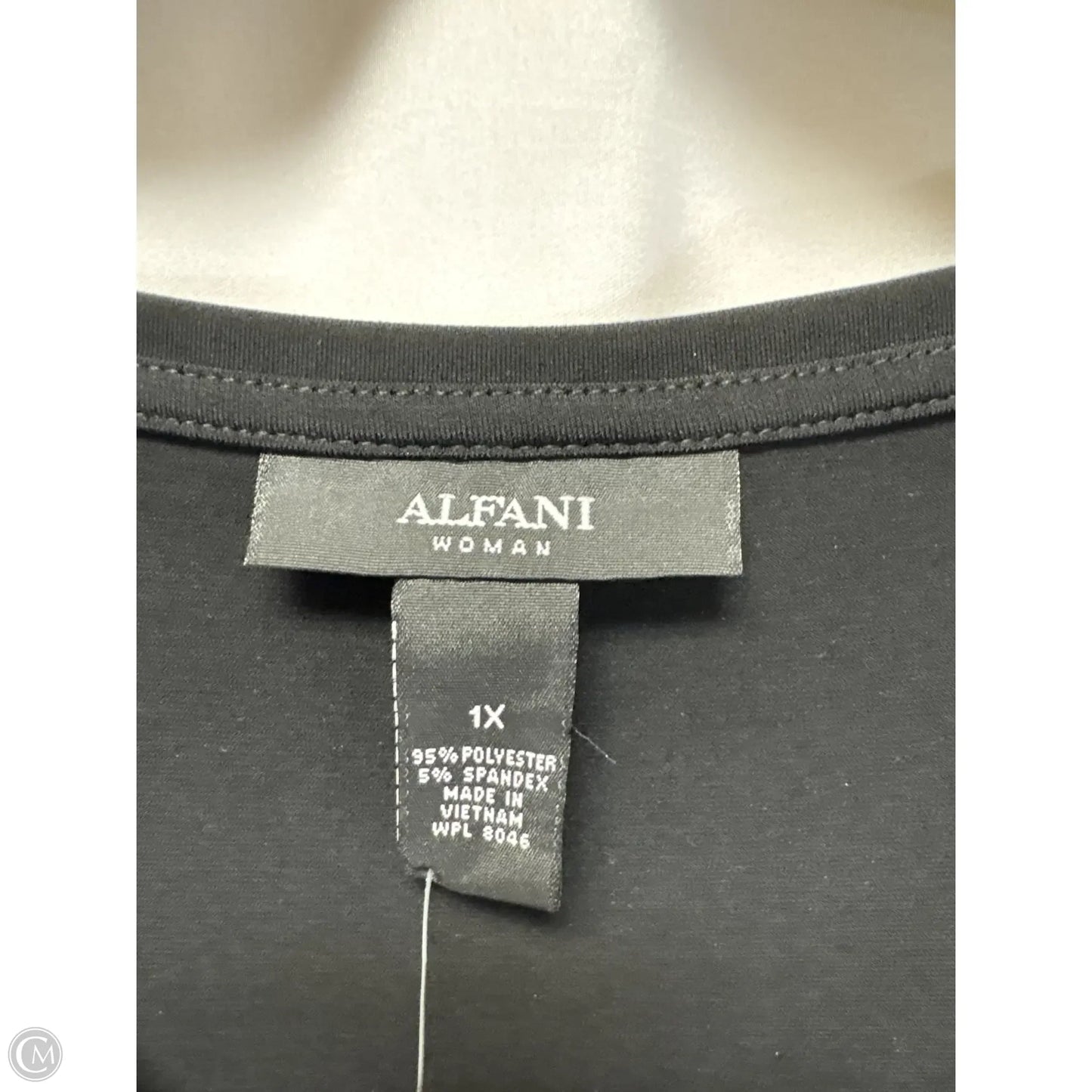 Tank Top By Alfani In Black, Size: 1x