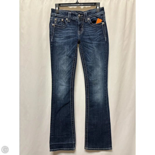 Jeans Skinny By Miss Me In Blue Denim, Size: 4