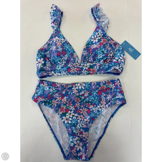 Swimsuit 2pc By Cupshe In Blue, Size: S