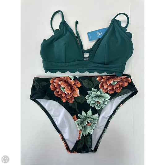 Swimsuit 2pc By Cupshe In Green, Size: S