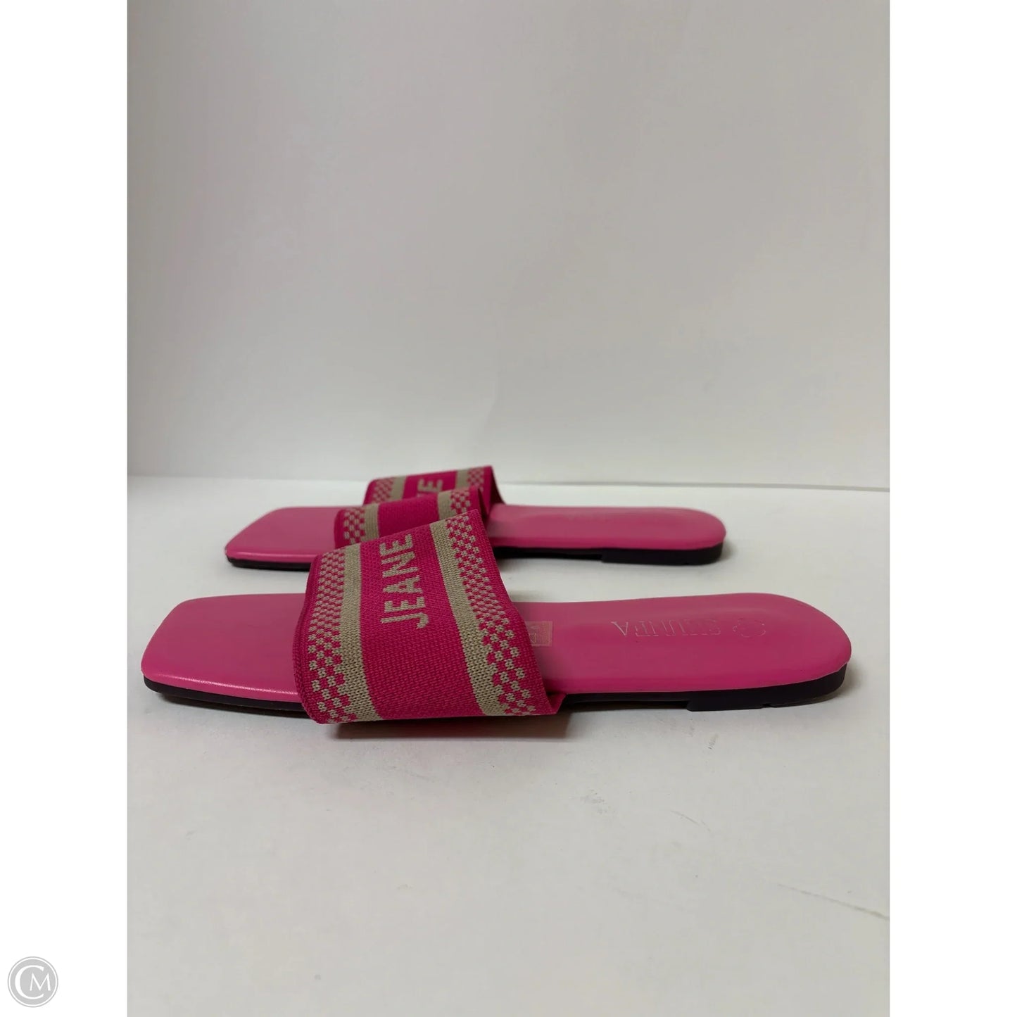 Sandals Flats By Clothes Mentor In Pink, Size: 11