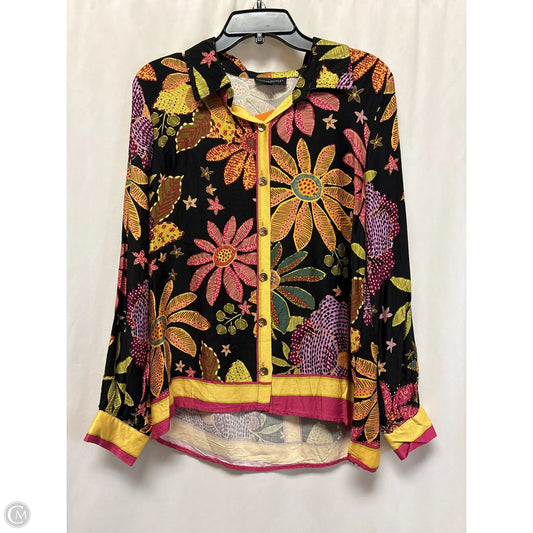 Top Long Sleeve By Cynthia Rowley In Yellow, Size: M