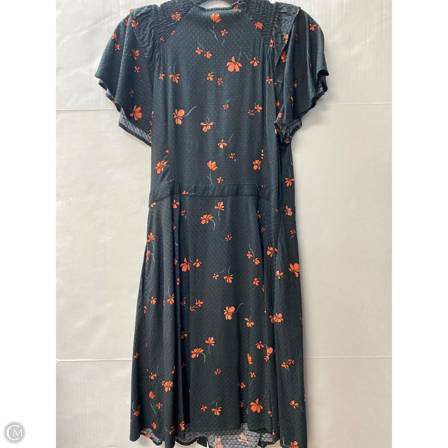 Dress Casual Midi By Universal Thread In Black, Size: M