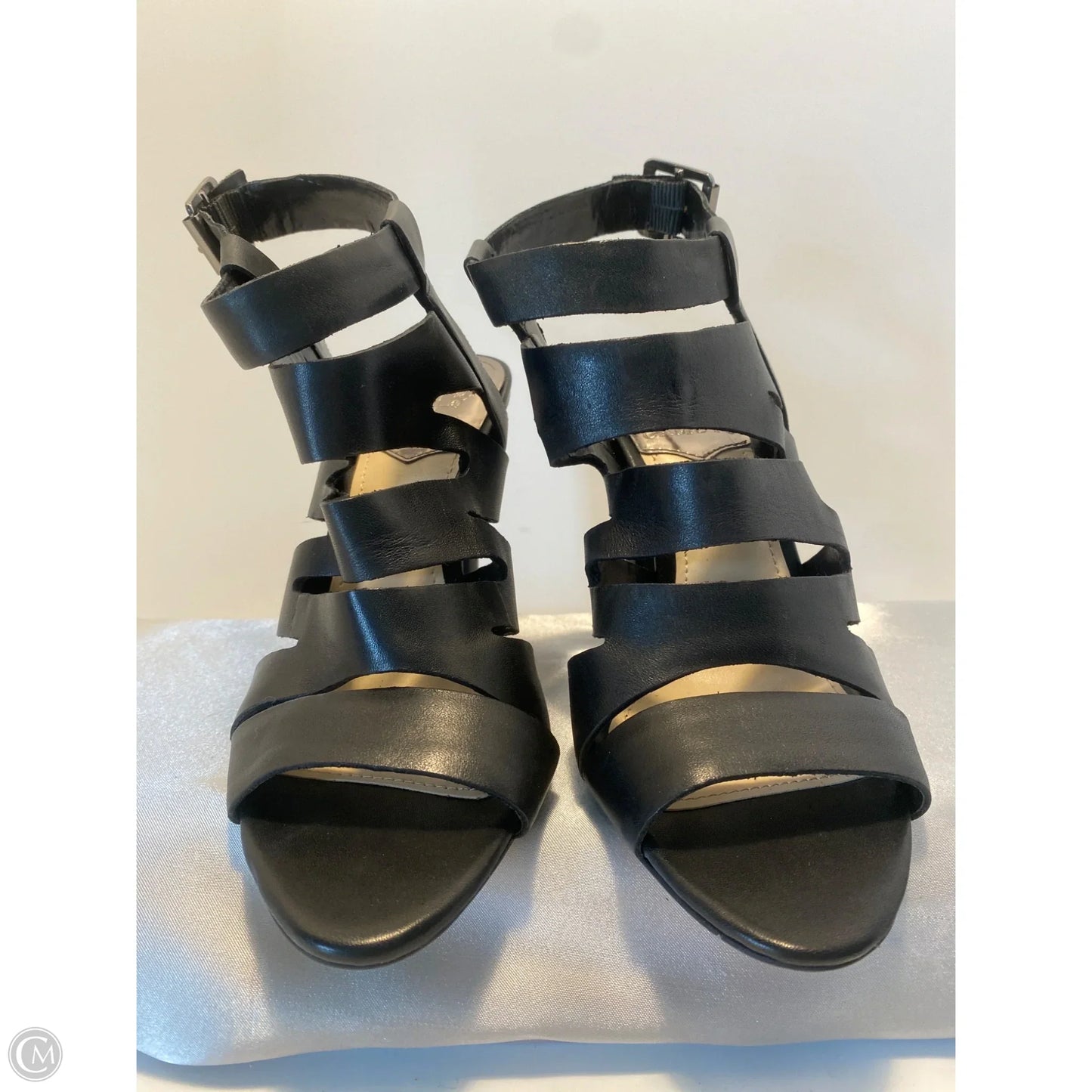 Sandals Heels Block By Vince Camuto In Black, Size: 7.5
