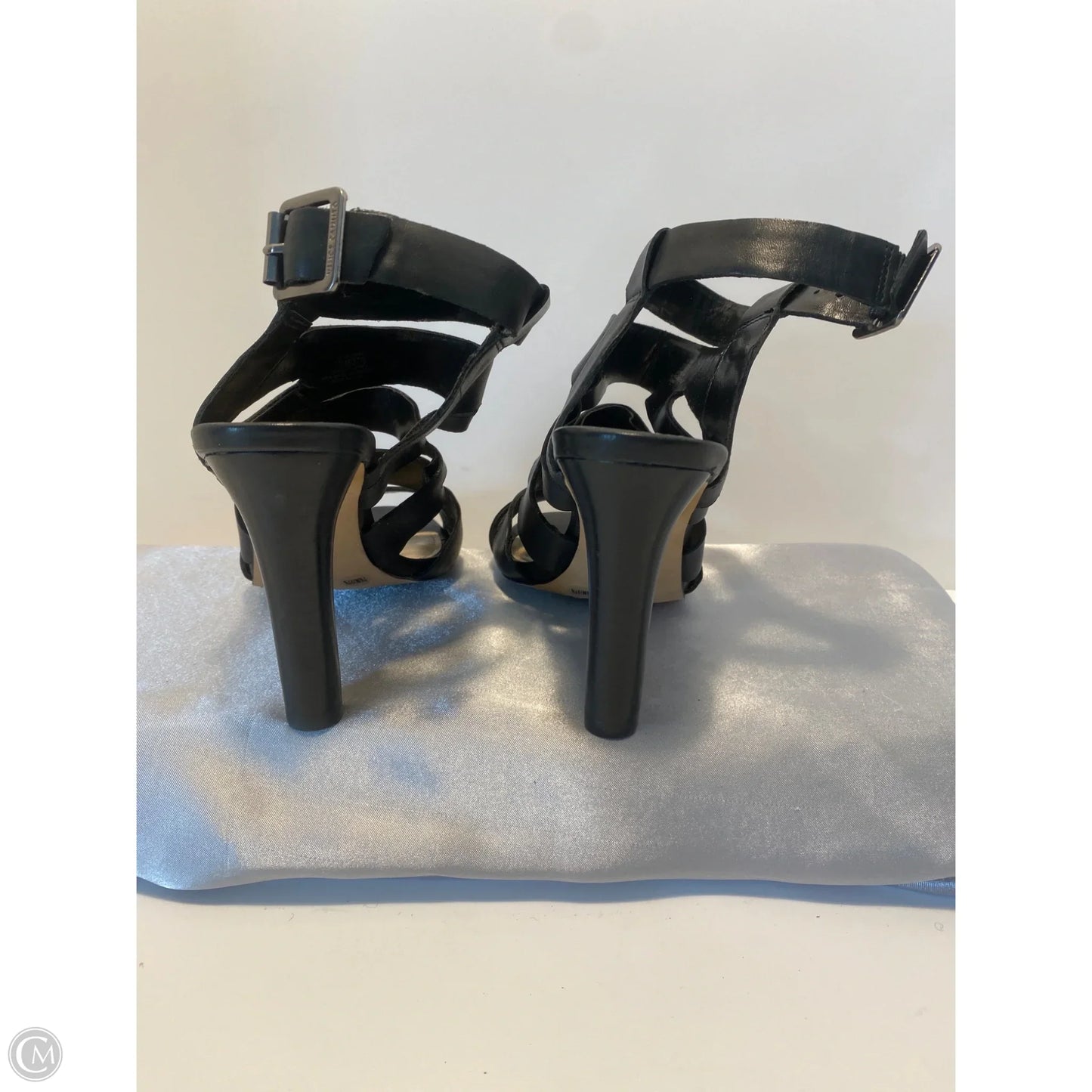 Sandals Heels Block By Vince Camuto In Black, Size: 7.5