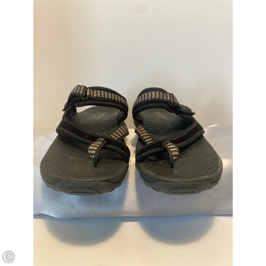 Sandals Flats By Skechers In Black, Size: 7