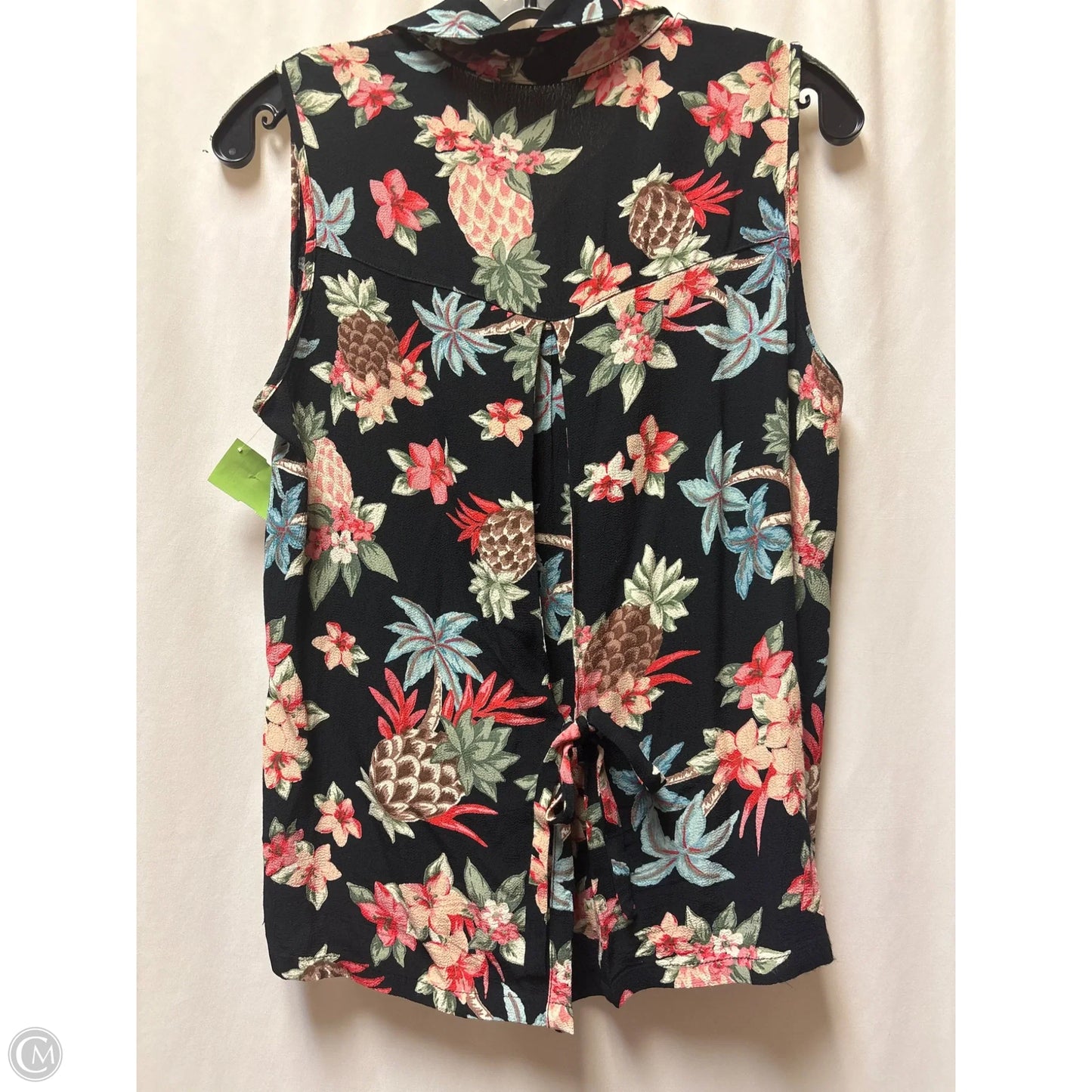 Top Sleeveless By Clothes Mentor In Black, Size: S