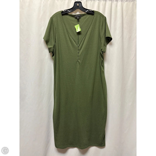 Dress Casual Maxi By Lane Bryant In Green, Size: 1x