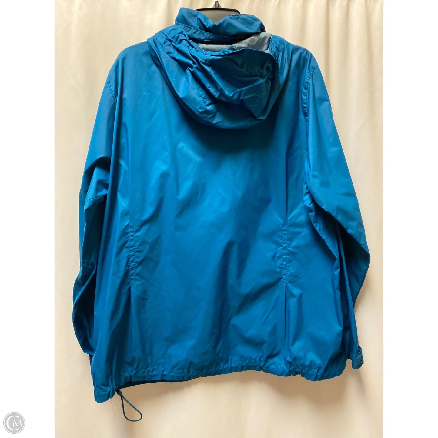 Jacket Windbreaker By Columbia In Aqua, Size: 2x