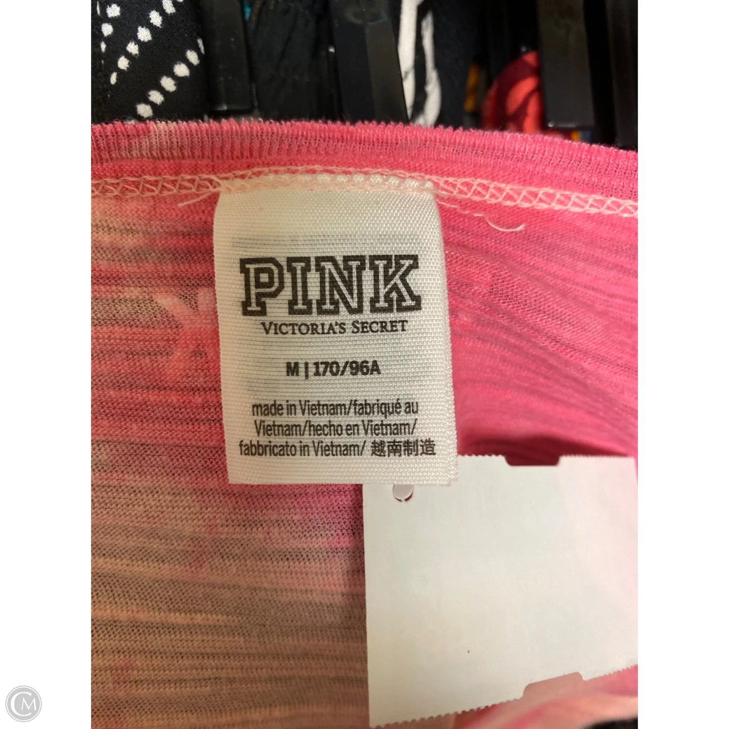 Top Short Sleeve By Pink In Pink, Size: M