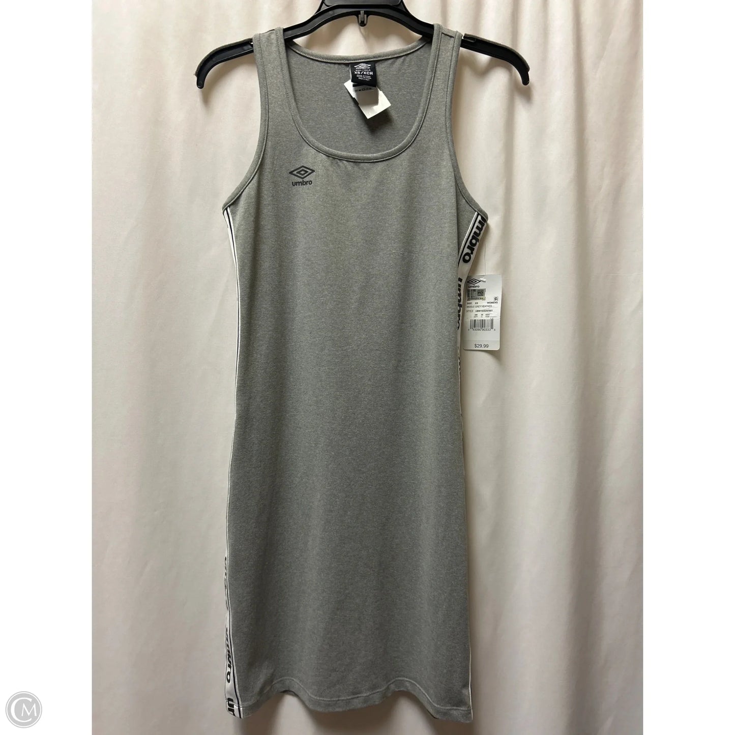 Dress Casual Midi By Umbro In Grey, Size: Xs