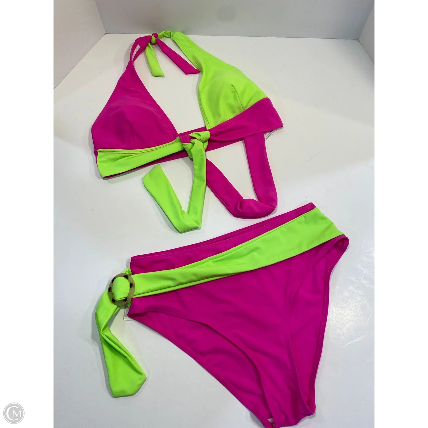 Swimsuit 2pc By Clothes Mentor In Pink, Size: L